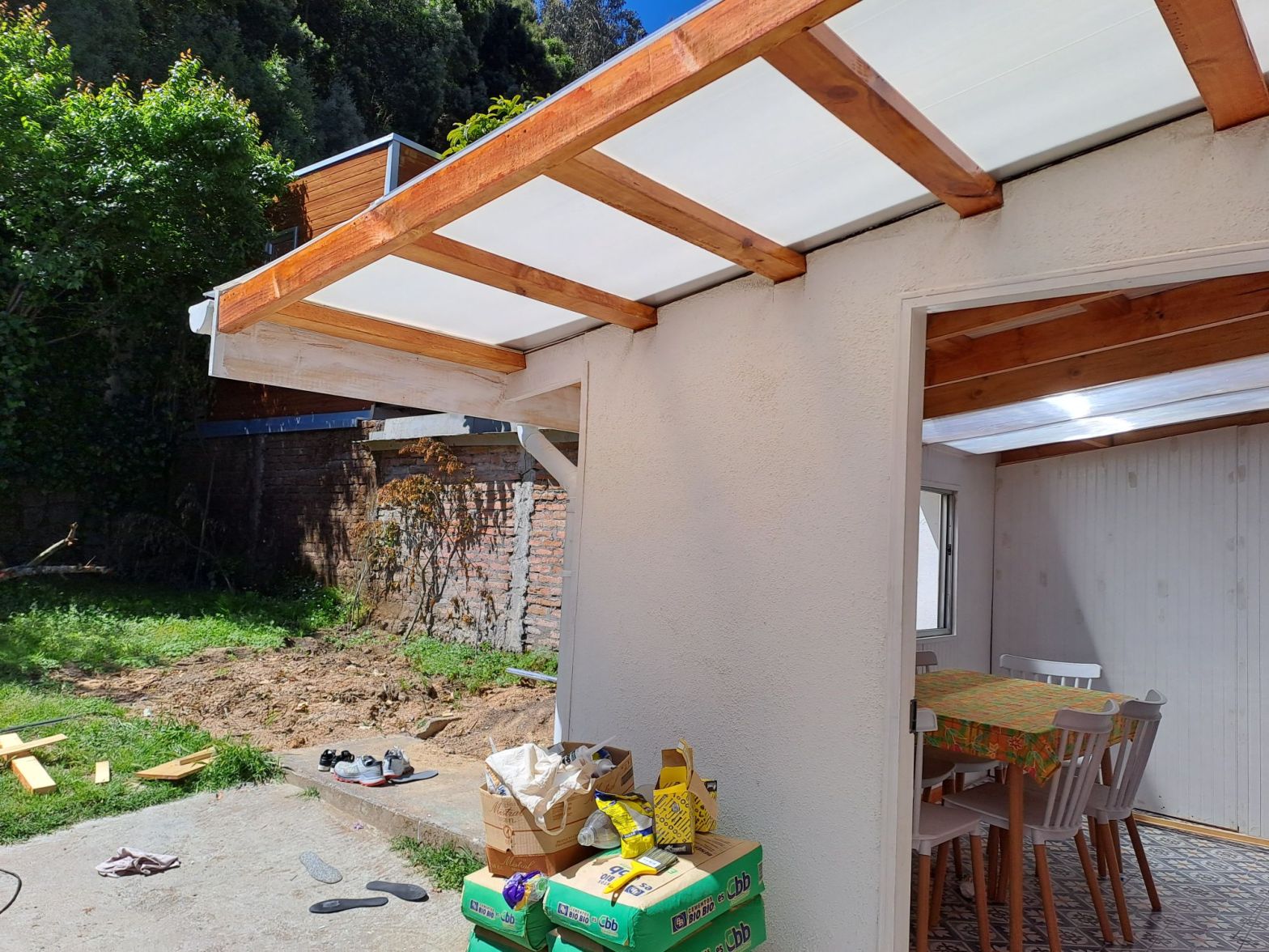 Extensión de techo exterior